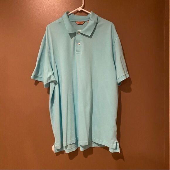 Gold Label Roundtree & Yorke Baby Blue Shirt XXL - Picture 3 of 5